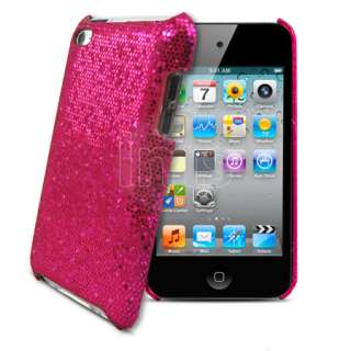   Magic Store   Hot Pink Sparkle Glitter Hard Case Apple Ipod Touch 4