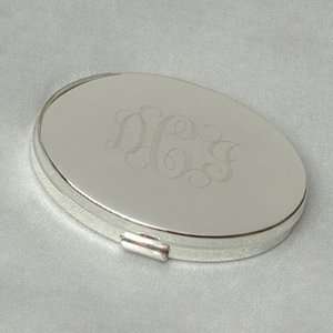  OVAL MIRRORED COMPACT