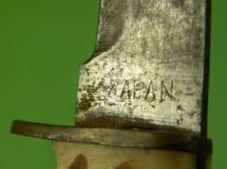 Japanese Japan Fighting Hunting Knife Dagger Bone  