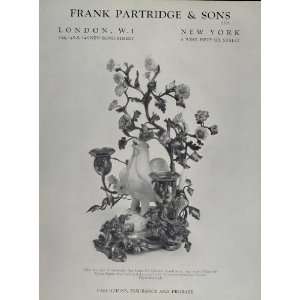  1956 Ad Frank Partridge Sons Louis XV Ormolu Candelabra 
