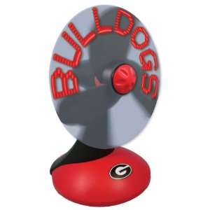    Georgia Bulldogs College Message Desk Fan