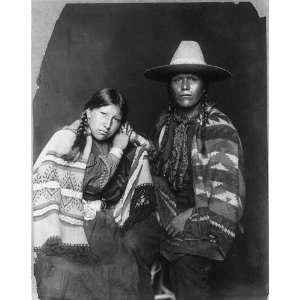  Ute buck,squaw,c1906,CE Emery,Native Americans,Indians 