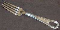 WWII US stainless steel Mess Kit Fork E1298  