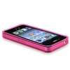   with apple iphone 4 4s clear hot pink flower with butterfly quantity 1