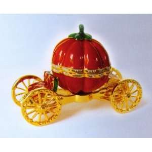 Pumpkin Carriage Jewelry Box 