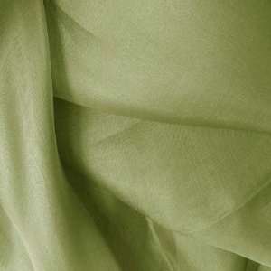  Silk Fabric Plain Organza Sage