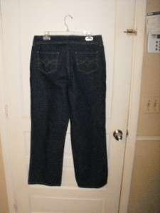 NWT Womens CHRISTOPHER & BANKS Dark Denim Jeans Pants Size 12  