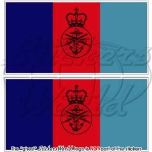   SERVICE Flag Britain UK 4,3 (110mm) Vinyl Bumper Stickers, Decals x2