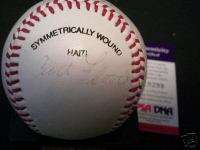 Curt Flood PSA/DNA Autographed Baseball  