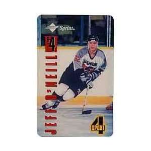   Phone Card $4. 4 Sport Jeff ONeill (Hockey) TEST 