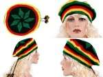 Rastamütze Reggae Jamaica Party Mütze Schirm NEU  