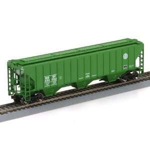  HO RTR 54 PS Covered Hopper BNSF/Green (5) Toys & Games