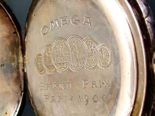 Taschenuhr OMEGA Grand Prix 1900 in 800 Silber  