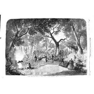   1860 SCENE OPERA ROBIN HOOD MAJESTY THEATRE MOONLIGHT