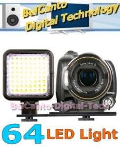 64 LED pour Appareil Photo Caméscope Studio Déclairage  