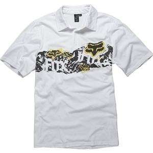  Fox Racing Ripped Polo   Large/White: Automotive