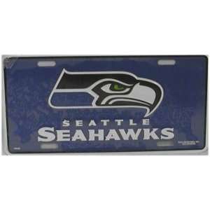  NFL SEATTLE SEAHAWKS METAL License Plate Tag Sports 
