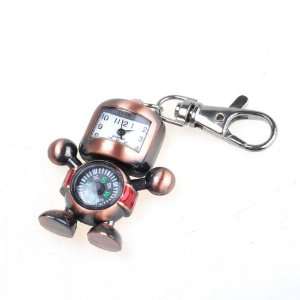 NEEWER® Bronzy Robot Shape Pocket Watch With Compass 