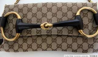 Gucci HOBO BAG ORIGINAL Damen Tasche Handtasche braun gold neuwertig 