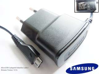 Samsung Ladegerät Micro USB i5800 Galaxy i9000 S8500  