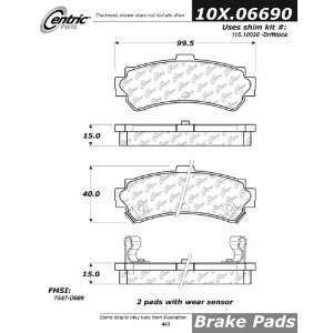  Centric Parts, 100.06690, OEM Brake Pads Automotive