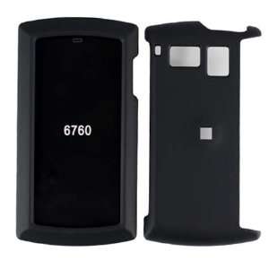  SANYO 6760 Black Rubberized Hard Protector Case 