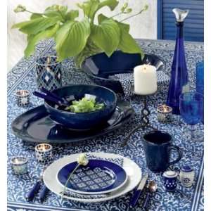    Indigo Salad Plate Set of 4 By Tag Furnishings: Kitchen & Dining