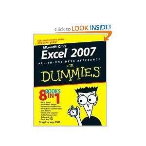  Excel 2007 All In One Desk Reference For Dummies [PB,2007 
