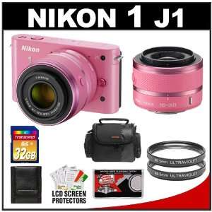 Nikon 1 J1 10.1 MP Digital Camera Body with 10 30mm & 30 110mm VR Lens 