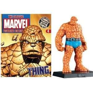  Classic Marvel Figurine Collection Magazine #4 Thing Toys 