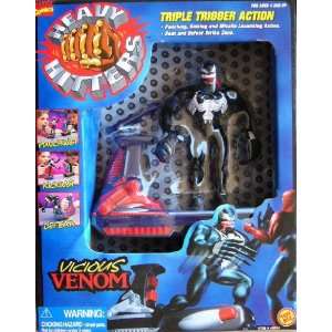   TOY BIZ MARVEL COMICS VICIOUS VENOM HEAVY HITTERS 1996: Toys & Games