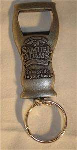 NEW Samuel Adams Metal Beer Bottle Opener Keychain  