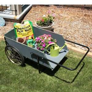  Great Plains 7 Cubic Foot Wood Garden Cart: Patio, Lawn 