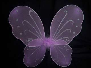 Purple Fairy Princess Tinkerbell or Butterfly Wings.  