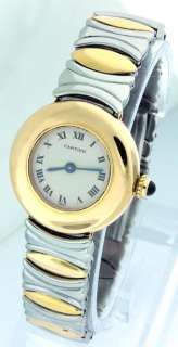   Ladies Cartier Colisee 0256 18K Gold & Steel Quartz Watch  