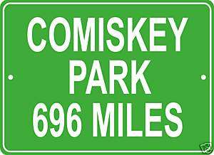 Old Comiskey Park Chicago White Sox sign your house  
