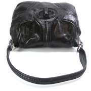   turnlock flap shoulder bag nero images details condition shipping