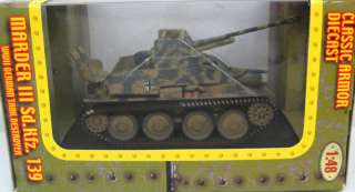 21st Century 1/48 WWII German Marder III Camo Tank  