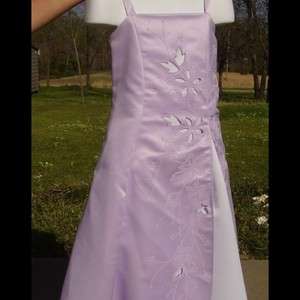 Lilac Purple Girls Sz 4 Formal Dress Pageant Natural Wedding 