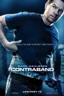 CONTRABAND  2012 orig 2 sided 27x40 movie poster  MARK WAHLBERG, KATE 