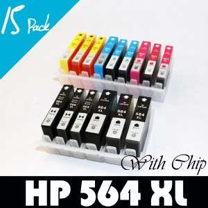   pk HP 564 XL Ink Cartridge For Photosmart 5510 5514 6510 7510 printer