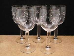 Rosenthal Crystal Irish Whiskey Glasses~Shamrocks  