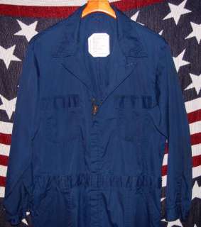 OVERALLS US NAVY BLUE COVERALLS DATED 1984 ALMOST MINT  
