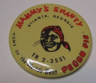   African Americana Advertising Mirror Mammys Shanty Atlanta Georgia