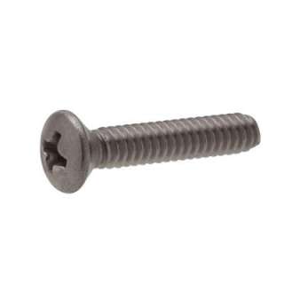 Crown Bolt Stainless Steel #12   24 x 1 in. Oval Head Phillips Drive 