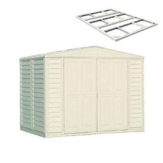   Products 8 ft. x 5.25 ft. Duramate Vinyl Shed 00114 at The Home Depot