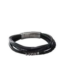NEU Billiger kaufen   FOSSIL JF85299040 Herren Armband Leder schwarz 