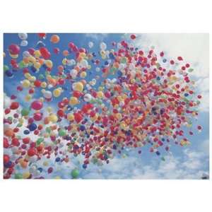 Postkarte Bunte Luftballons: .de: Bürobedarf & Schreibwaren