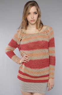 Free People The Desert Moon Pullover Sweater in Cherry Blossom 