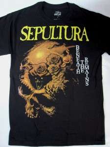 SEPULTURA BENEATH THE REMAINS89 SOULFLY CAVALERA CONSPIRACY NEW BLACK 
